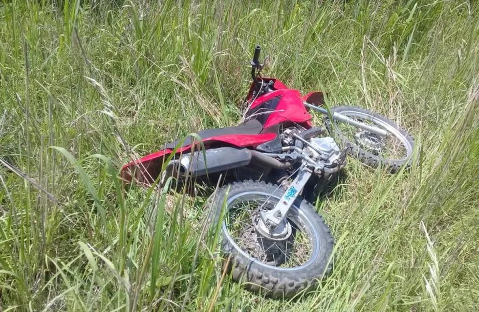 Alta Gracia: la Policía halló una motocicleta robada.