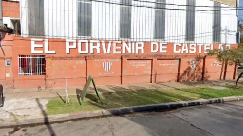 El club El Porvenir, de Castelar, donde sucedió la desgracia.