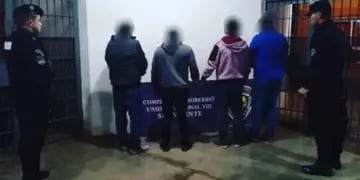 Cuatro detenidos por robo a mano armada en El Soberbio