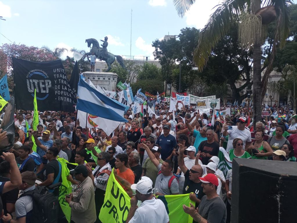 Paro Nacional en Concordia.