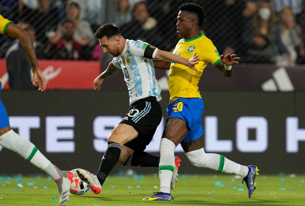 Argentina vs Brasil en San Juan. (AP)