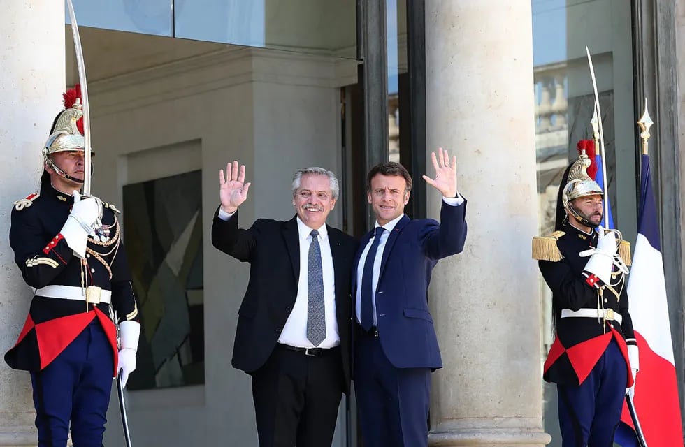 Alberto Fernández y Emmanuel Macron volverán a verse las caras en Francia. Foto: Presidencia.
