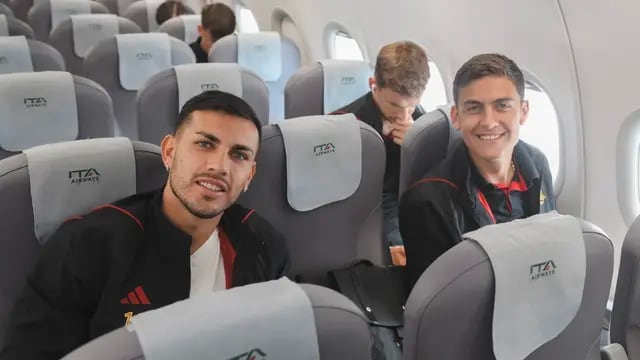 Leandro Paredes y Paulo Dybala se preparan para la Europa League