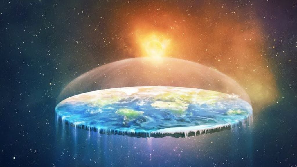 La teoría que sostiene que la Tierra es plana. (WEB)