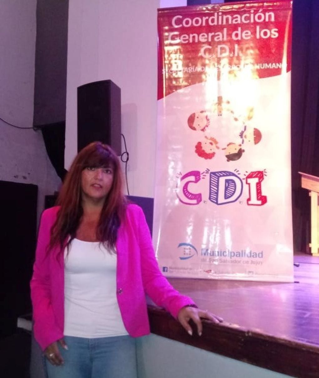 Miriam Garzón, coordinadora general de los CDI de la Municipalidad de San Salvador de Jujuy.