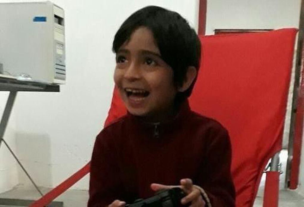 Mariano tiene 6 años y asiste a la  escuela Provincia de Neuquén, de la localidad de San Martín.