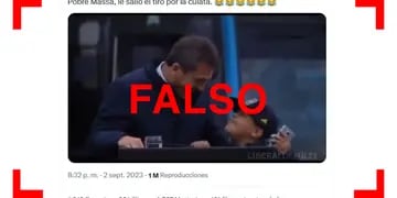 No, un niño no le dijo a Massa que votará por Milei en un acto en Rosario; el audio fue manipulado