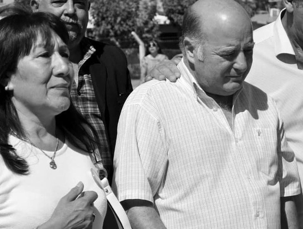 Silvia Sosa y Orlando Rubén Santilli, padres de Fernando Santilli.