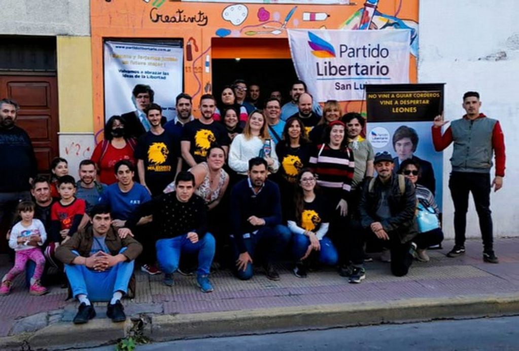 Inauguraron la primer sede del partido Libertario en San Luis.