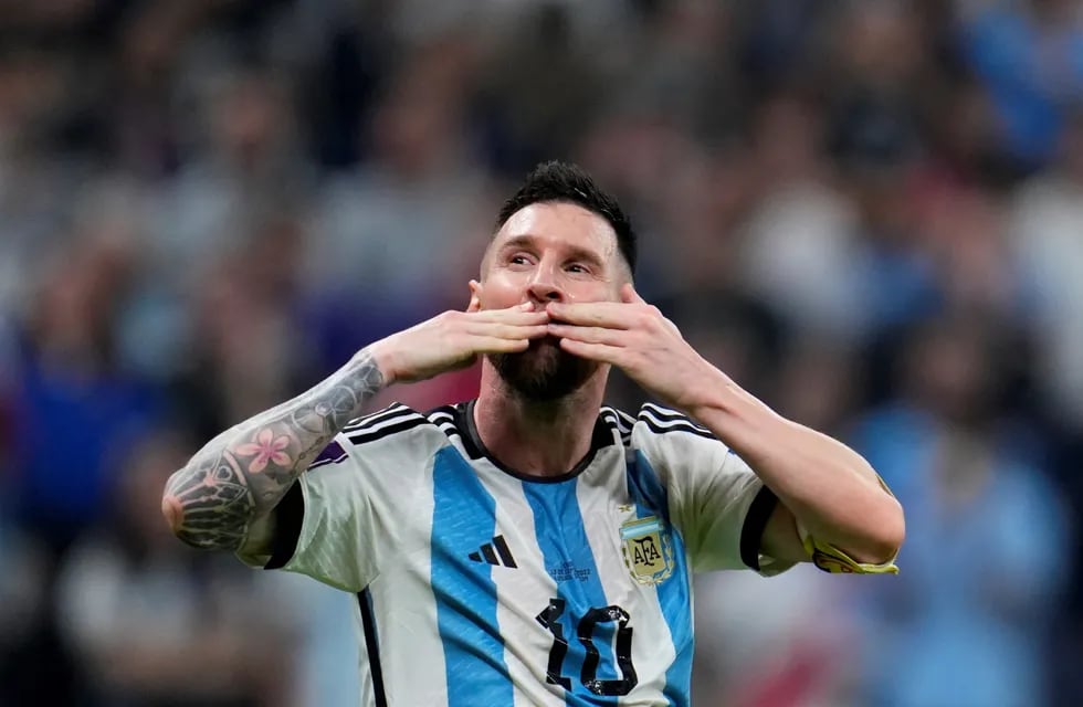 Lionel Messi tiene su propio tapiz en Santiago del Estero: mide 3 metros de ancho y 6 de largo.