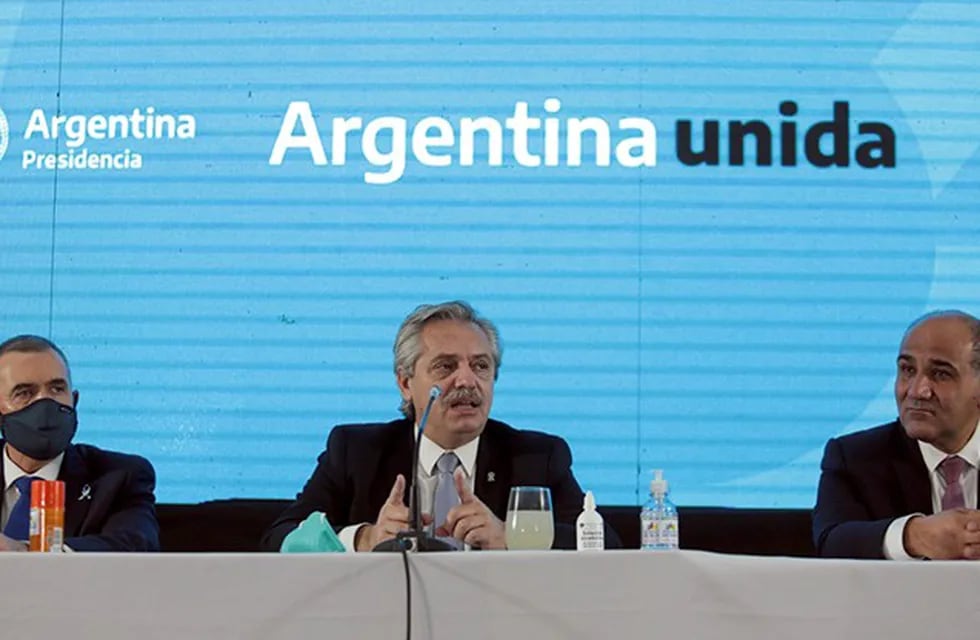 La visita de Alberto Fernández a Tucumán. (SECP)
