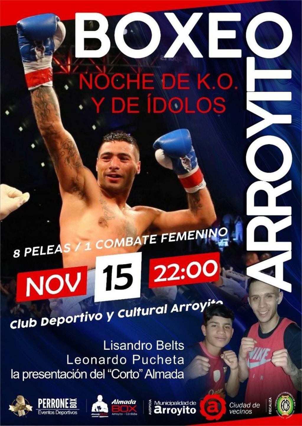 Noche de Boxeo en Arroyito