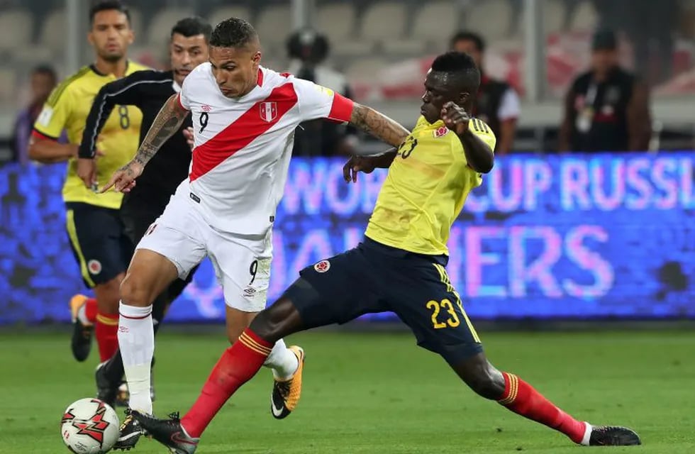 Perú y Colombia igualan 1-1. Foto: EFE.