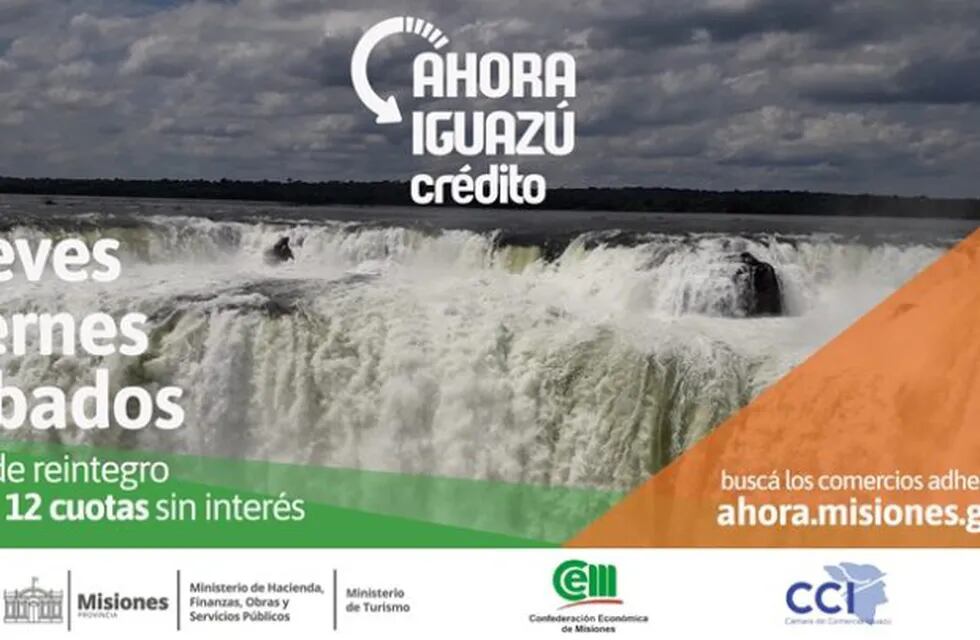 Se mantienen los programas “Ahora Iguazú Crédito y Débito”.