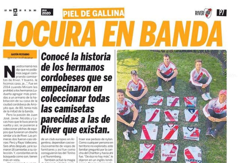 Los Ludueña de Arroyito una pasión por River Plate