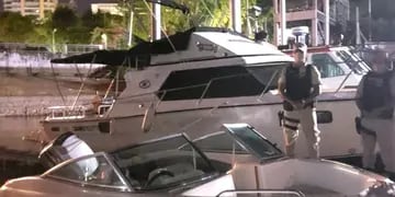 Secuestraron un yate tras una fiesta clandestina frente a Rosario