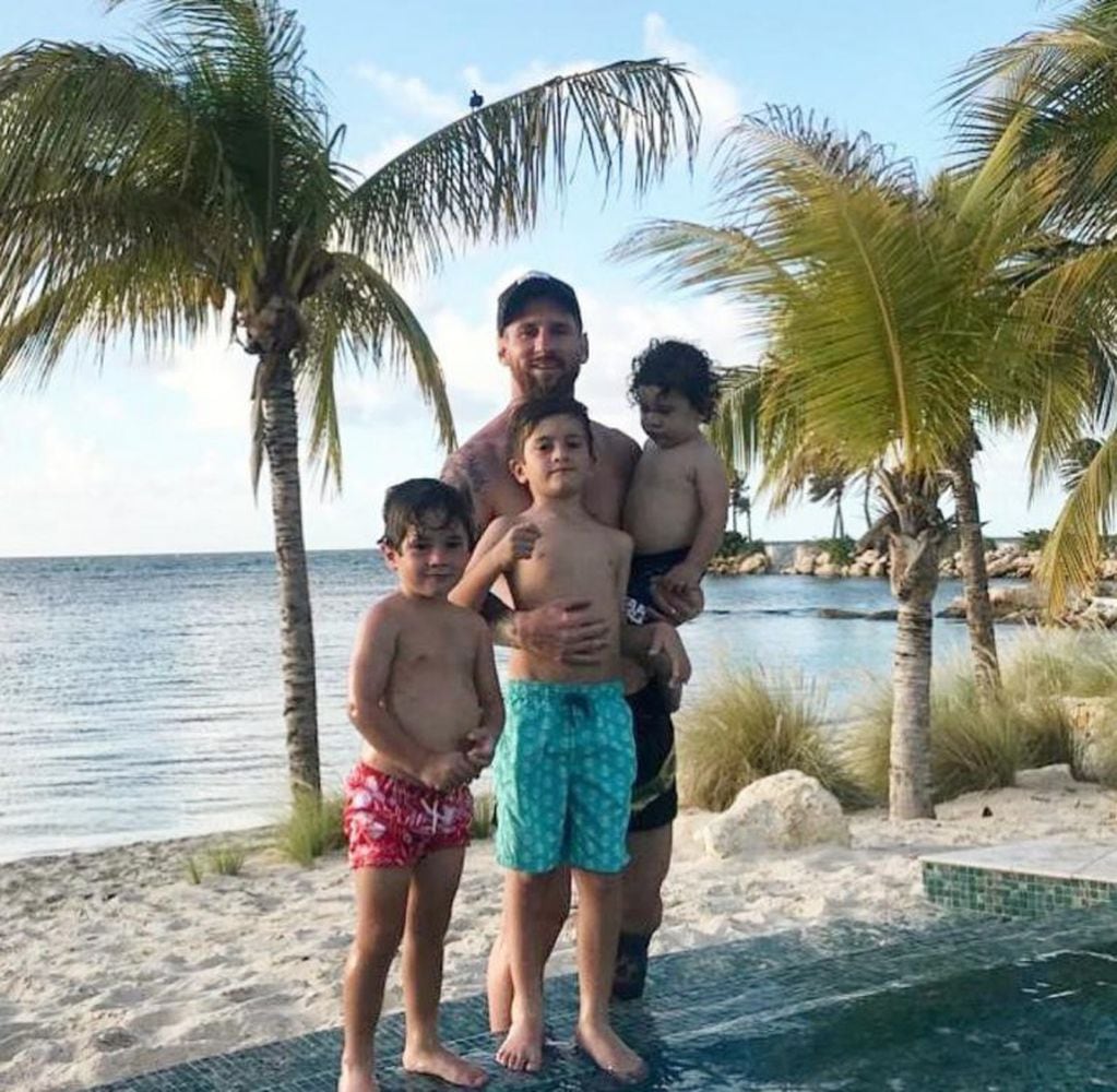 Las vacaciones de Lionel Messi y Antonela Roccuzzo (Foto: Instagram)