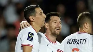 Ángel Di María y Lionel Messi