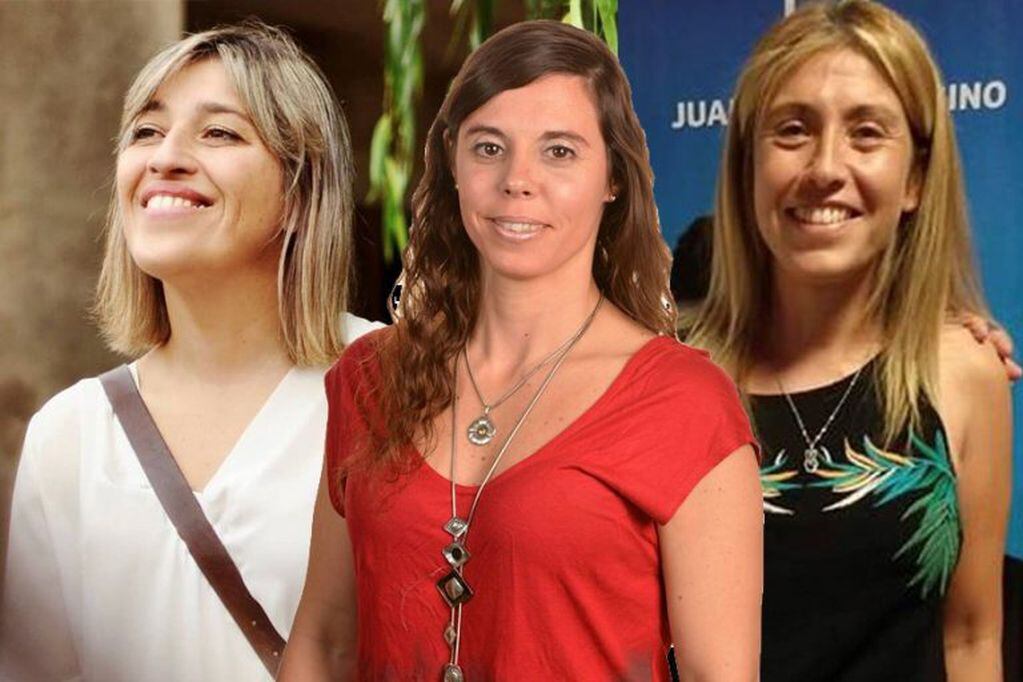 Candidatas: Cristina Cravero, Verónica Gazzoni y Daniela Andino Gilabert