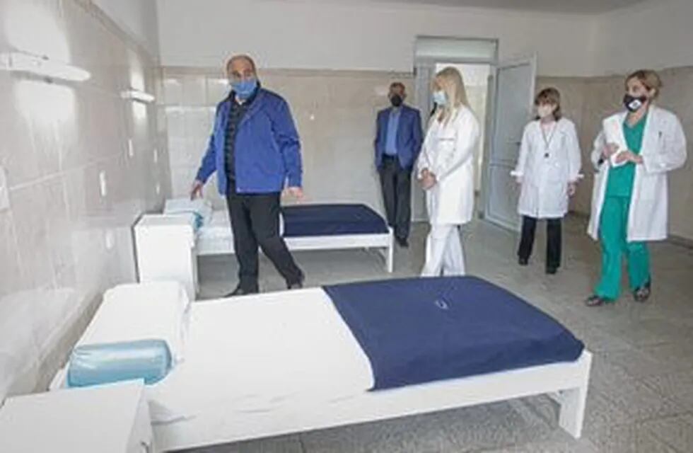 Coronavirus: 30 nuevas camas fueron instaladas en La Cocha para casos positivos. (SECP)