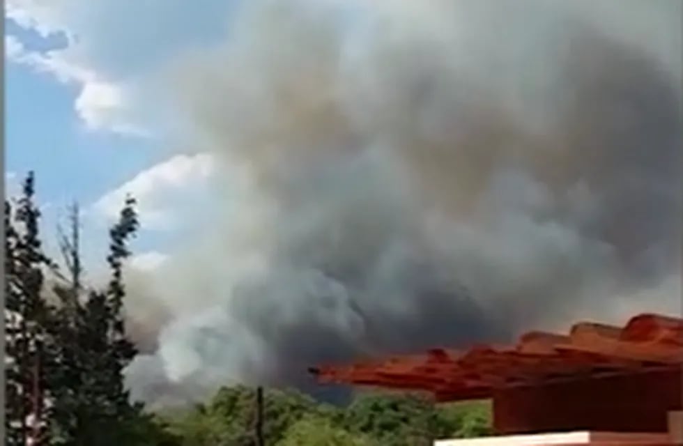 Foco de incendio en cercanías a una Cooperativa en San Ignacio.
