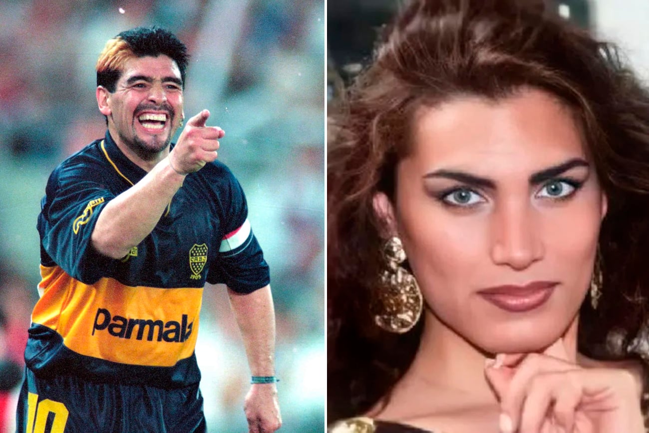 Diego Maradona y Cris Miró, el romance que reveló Luis Ventura
