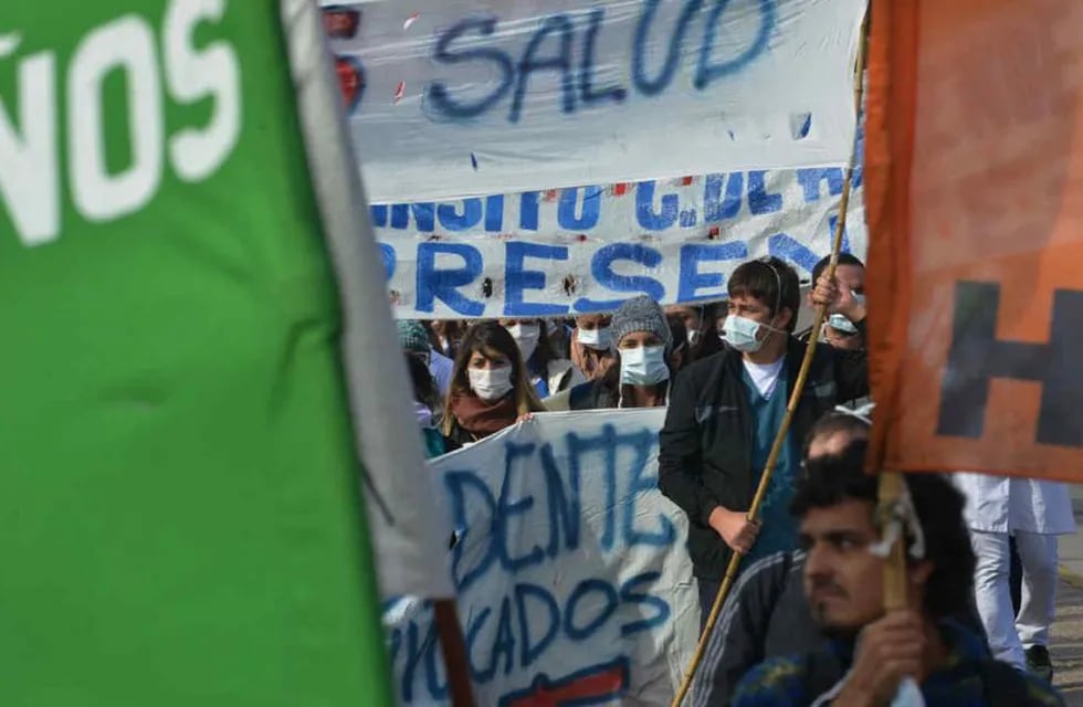 Protesta: la UTS denuncia deficiencias en el sistema de salud de la Provincia de Córdoba (imagen de archivo).