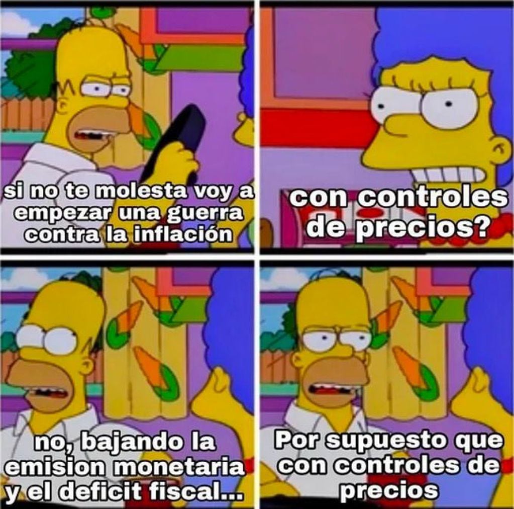 Los memes de Los Simpson son un clásico para referirse a temas de política y sociedad.