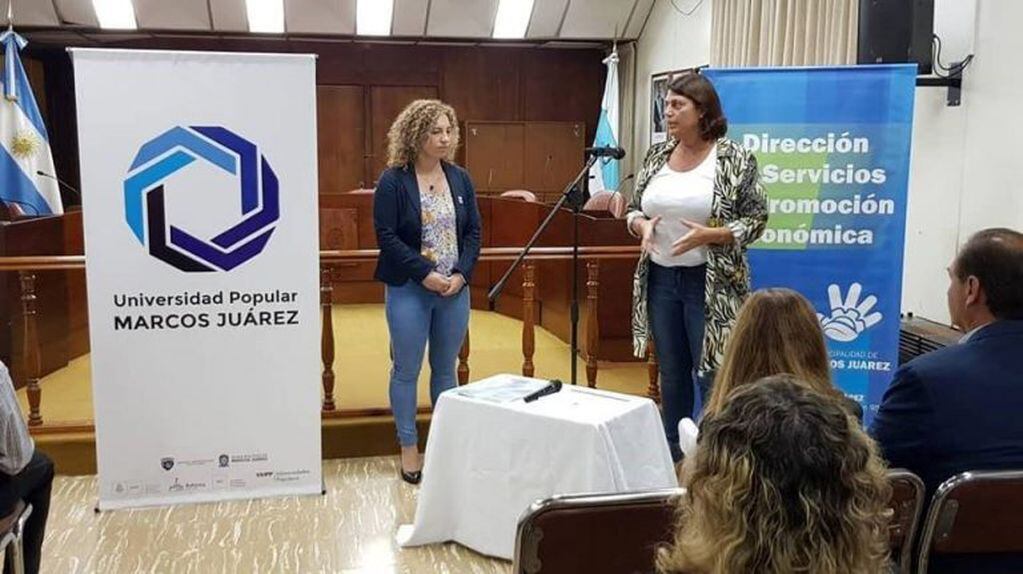 La secretaria de Gobierno, Verónica Crescente dirigió unas palabras a los presentes.