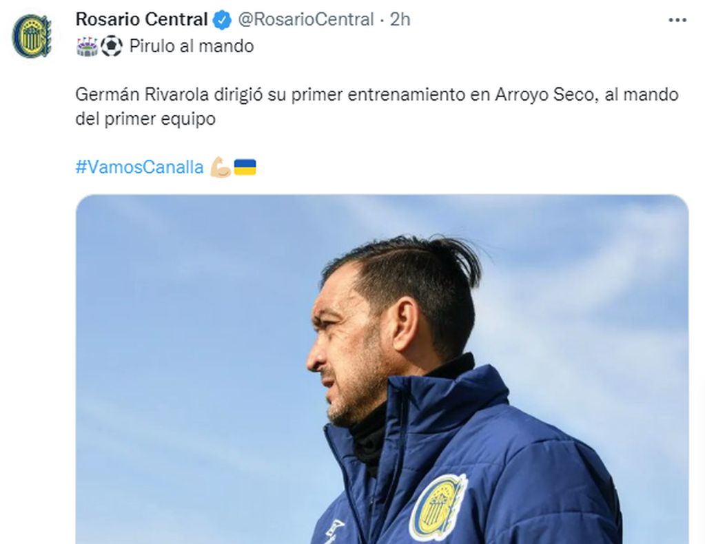 Rosario Central con técnico interino.