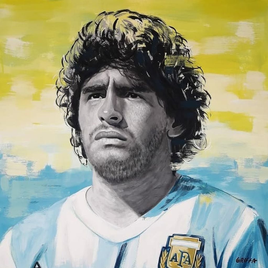Retrato de Maradona