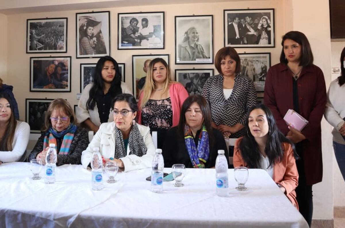 Las diputadas Carolina Moisés y Patricia Armella encabezaron la presentación ante los medios locales de la Mesa contra la Violencia Política de Género que se reunirá por primera vez, este viernes en Jujuy.