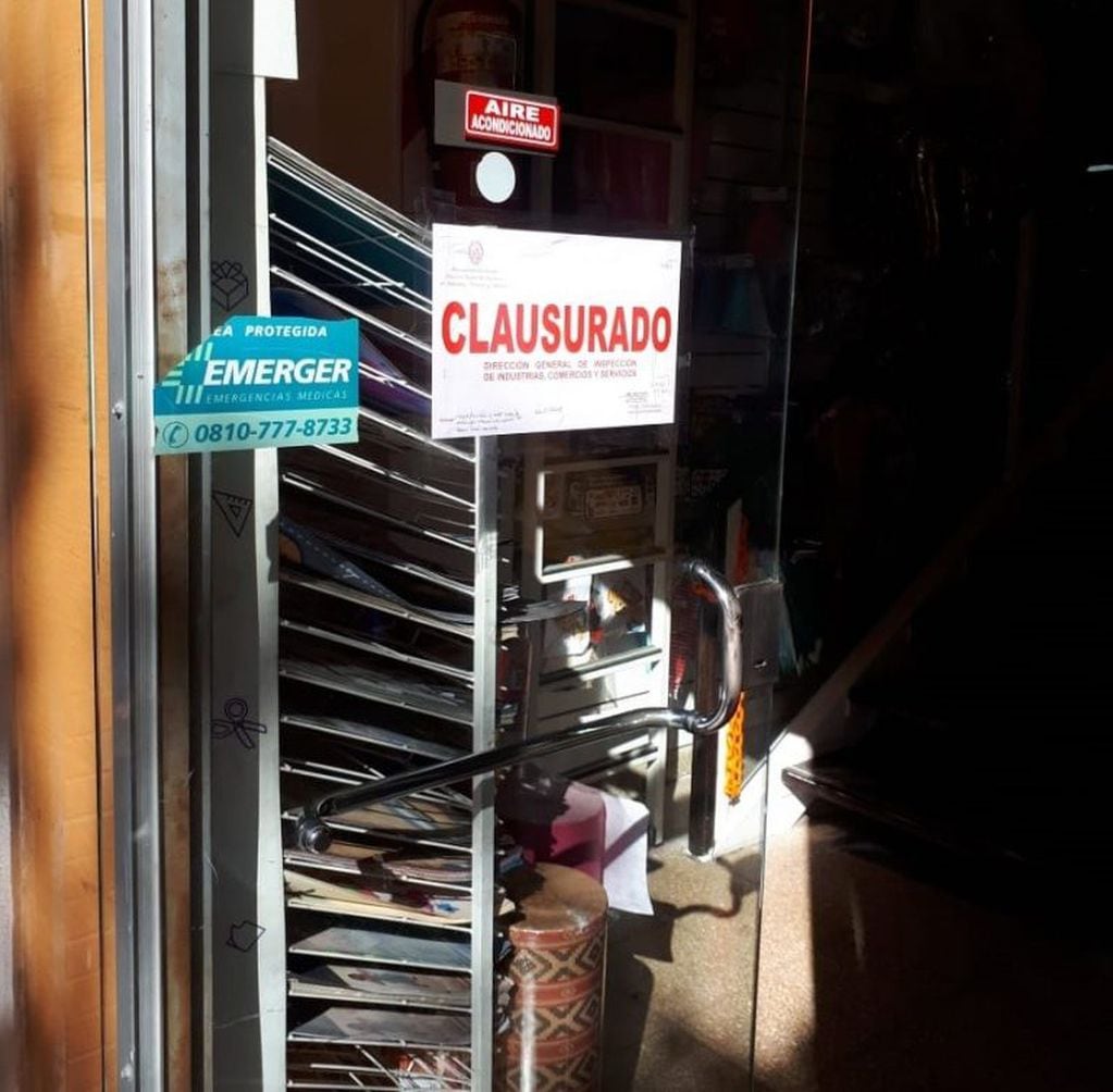 Clausuraron dos comercios que abrieron durante la cuarentena en Rosario (Municipalidad de Rosario)