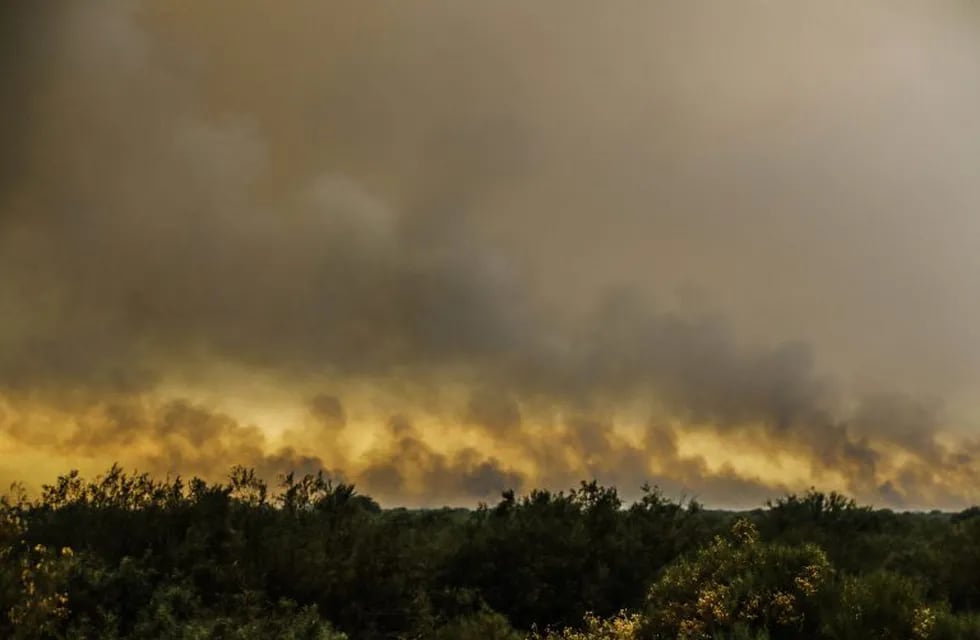 Incendios forestales en Mendoza, Argentina.