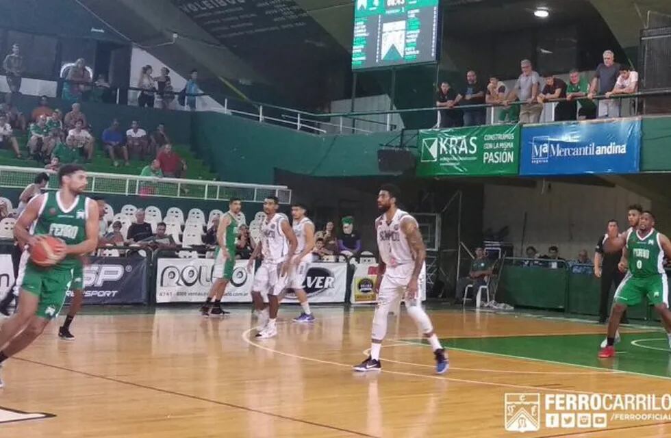 Liga Nacional de Básquet: Olímpico cayó en su visita a Ferro Carril Oeste (Foto: Twitter @ferrobasquetok)