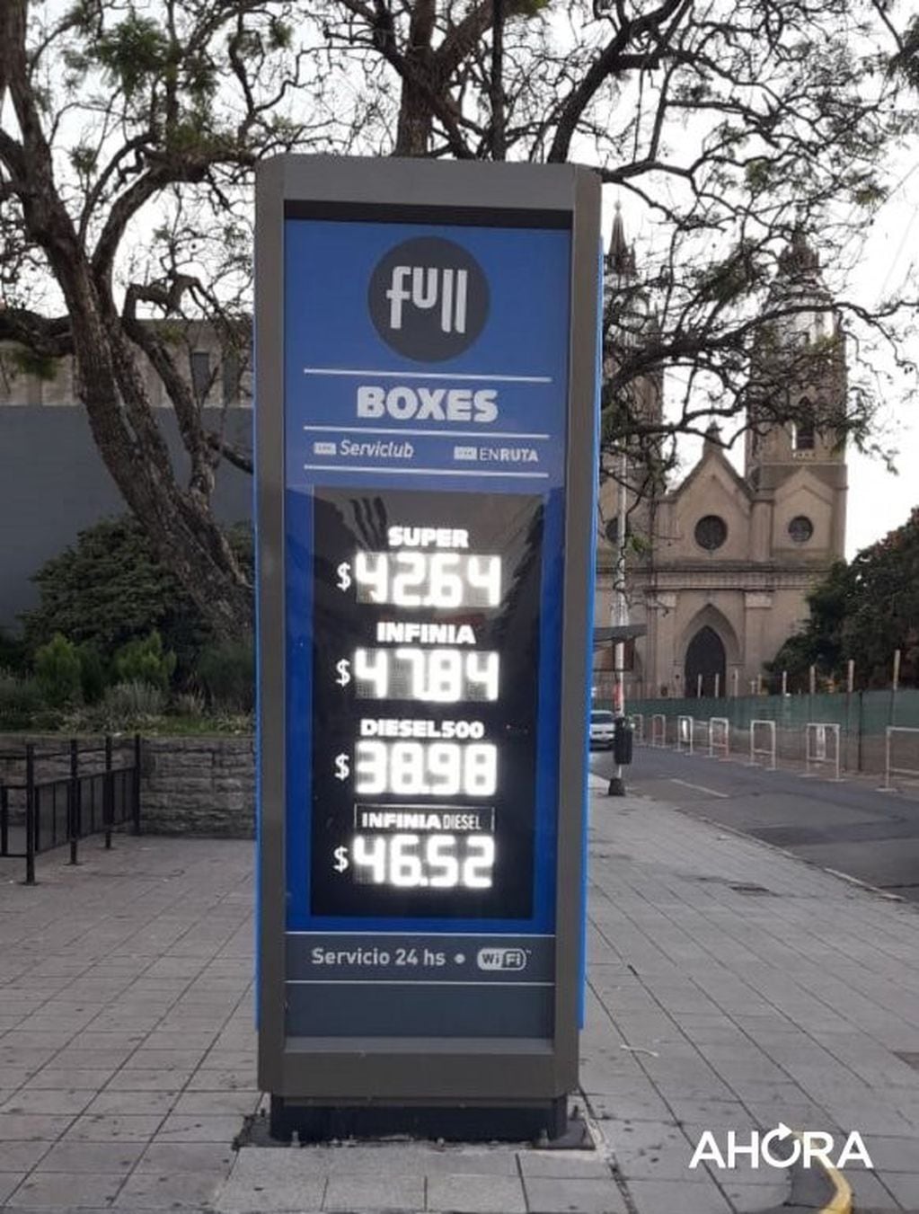 Precios combustible YPF en Paraná.