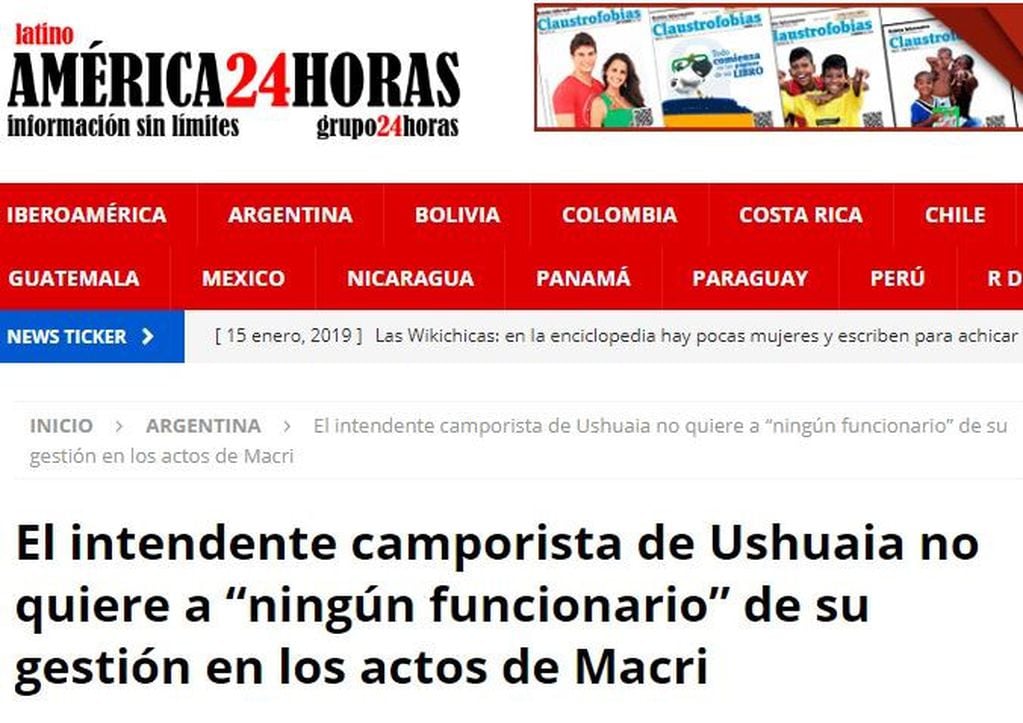 Repercusión visita de Macri a Ushuaia  - América 24 Horas