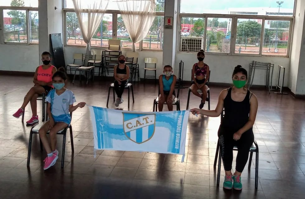 Comenzaron los entrenamientos en la Escuela de Gimnasia Rítmica de Atlético Tucumán.