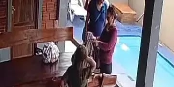 Falsa pareja de turistas en Iguazú