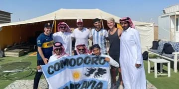 Un comodorense vivió una insólita experiencia con un árabe fanático de Lionel Messi