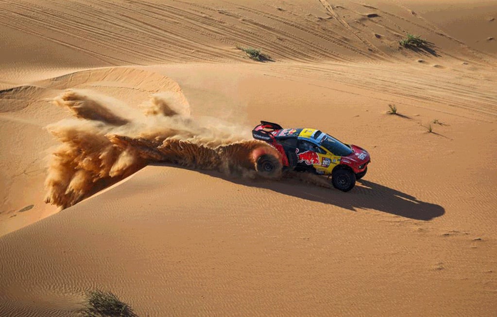 El francés Sebastien Loeb, en acción durante el Dakar 2024.