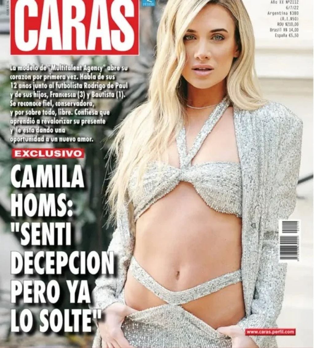 Camila Homs protagonizó la tapa de revista Caras y deslizó el motivo de su separación.