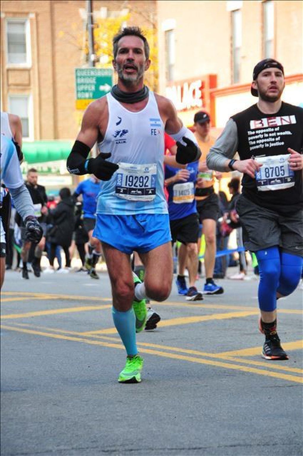 Cossar compitió en la maratón de Buenos Aires hace apenas un mes y medio. Y bajó el tiempo. Estuvo entre el 10% de los más rápidos.