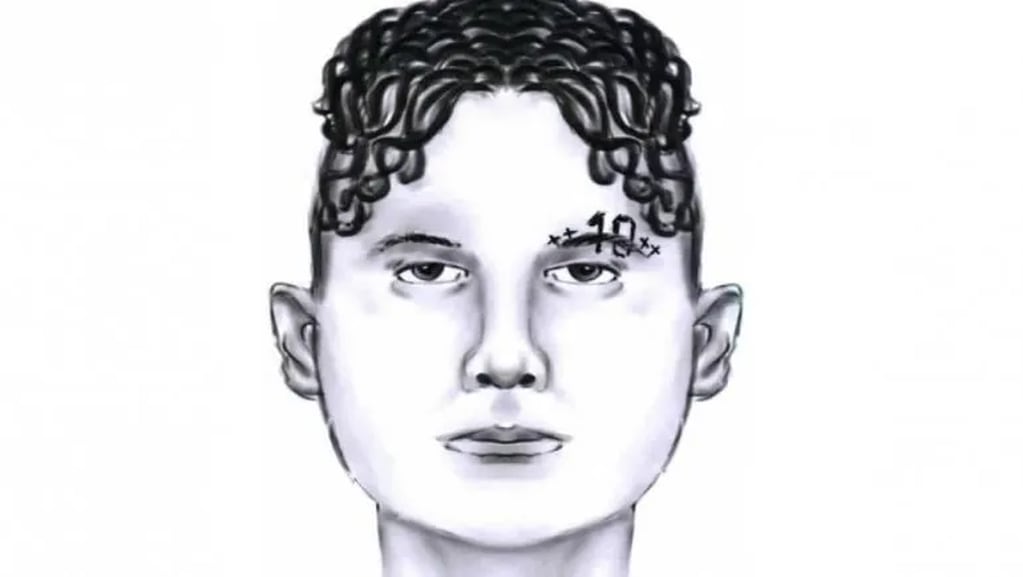 identikit del presunto asesino de Agustina Fernández.