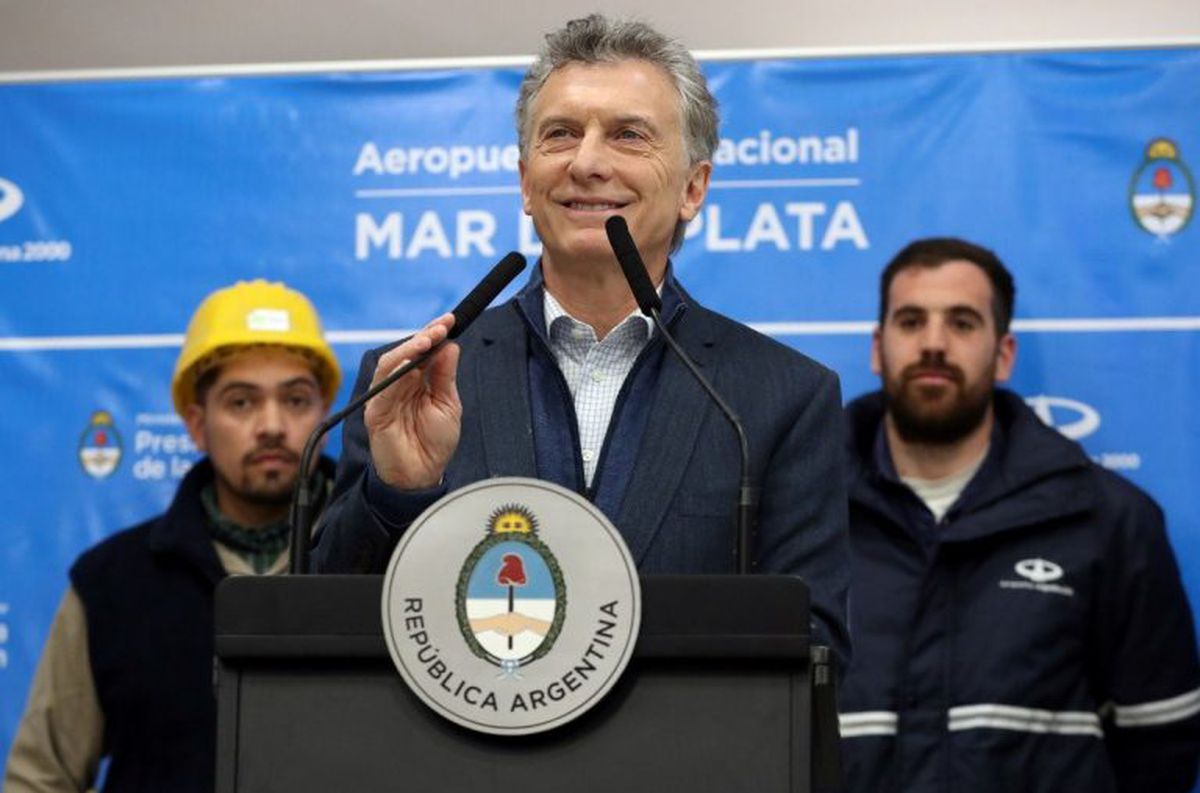 Mauricio Macri en Mar del Plata (Foto: Juntos por el Cambio).