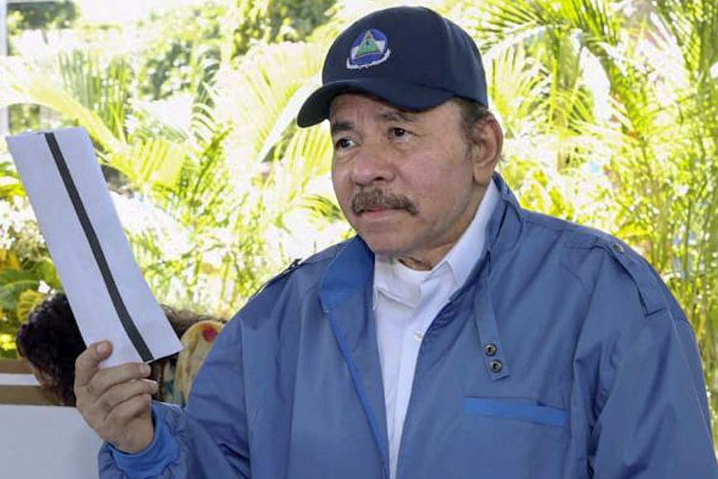 Daniel Ortega fue reelecto el año pasado con el 75% de los votos. Foto: Télam.