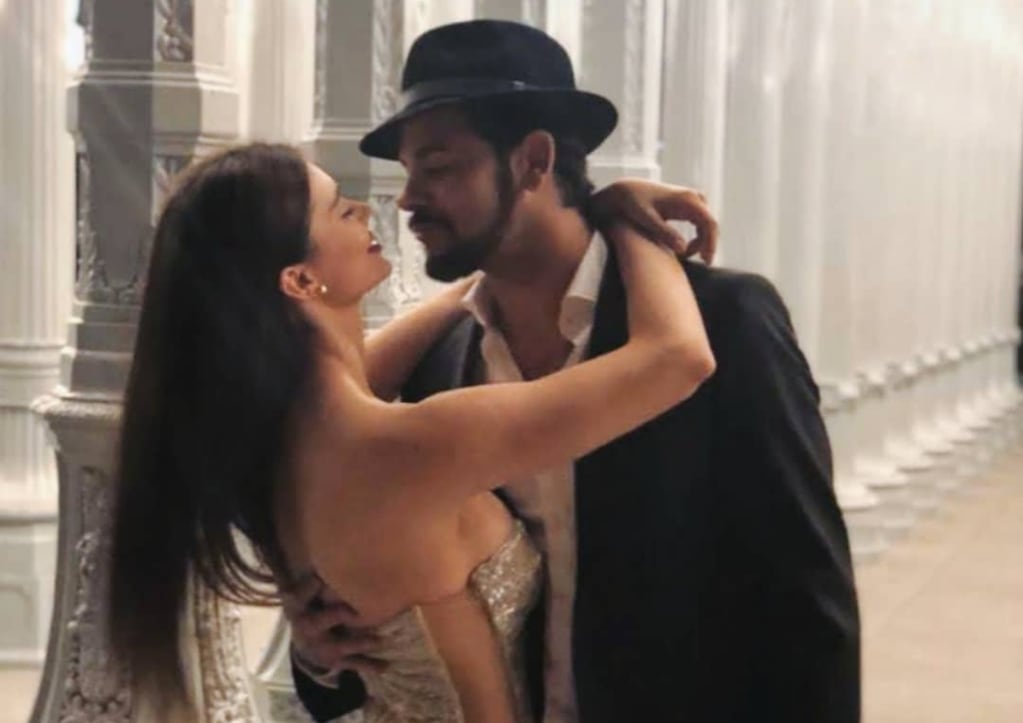 Eva de Dominici y Eduardo Cruz, enamorados en la fiesta de los Oscar 2020