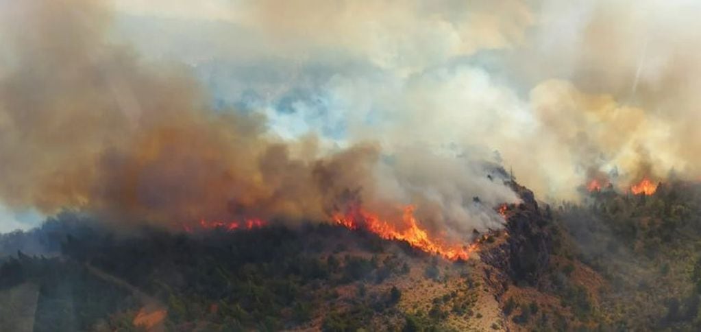 Incendios en Parque Nacional Los Alerces.