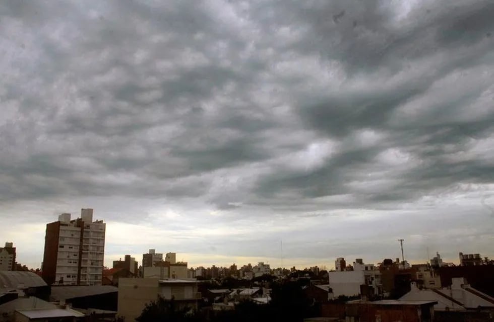 Cielo nublado en Rosario