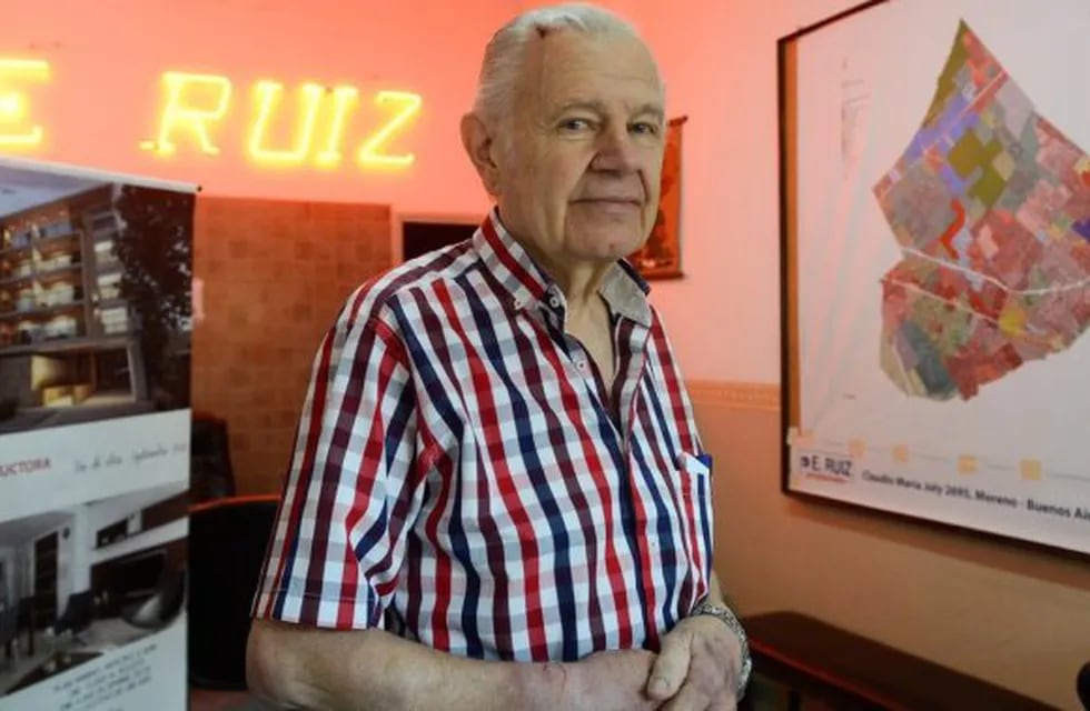 Etelberto Ruiz, dueño de la inmobiliaria (Clarín)